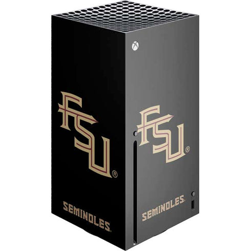Florida State FSU Seminoles Black Xbox Series X Console Skin