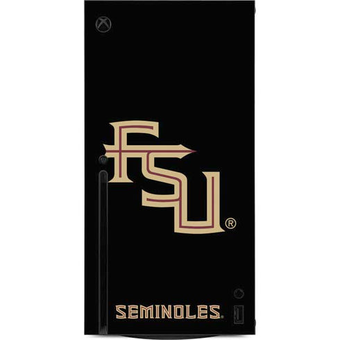 Florida State FSU Seminoles Black Xbox Series X Console Skin