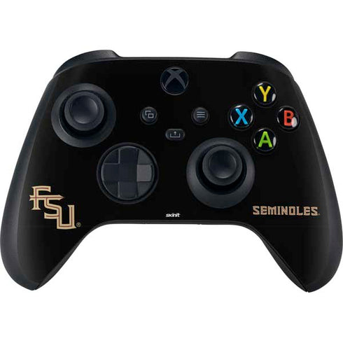 Florida State FSU Seminoles Black Xbox Series X Controller Skin