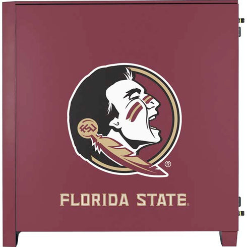 Florida State FSU Seminoles Corsair 4000D Tempered Glass Mid-Tower ATX Case Skin