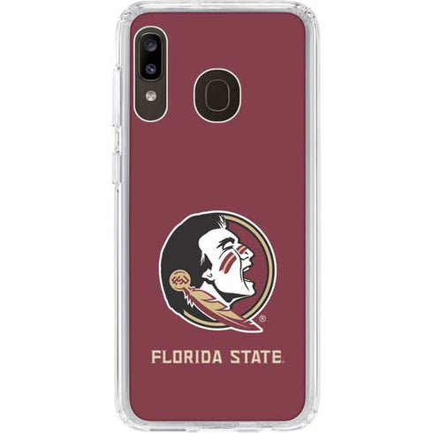 FSU Seminoles Galaxy A20 Clear Case