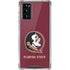 Florida State FSU Seminoles Galaxy Note20 5G Clear Case