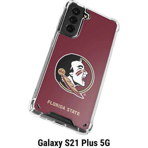 Florida State FSU Seminoles Galaxy S21 Plus 5G Clear Case
