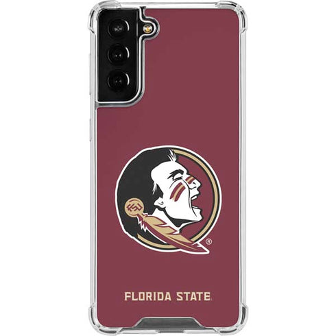 Florida State FSU Seminoles Galaxy S22 Plus Clear Case