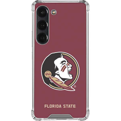 Florida State FSU Seminoles Galaxy S23 Clear Case