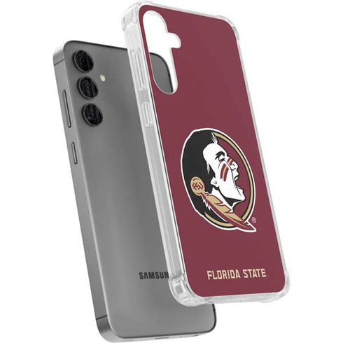Florida State FSU Seminoles Galaxy S24 Plus Clear Case