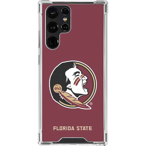Florida State FSU Seminoles Galaxy S24 Ultra Clear Case