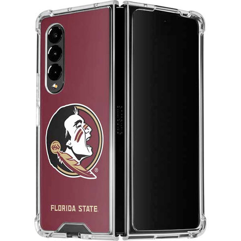 Florida State FSU Seminoles Galaxy Z Fold4 5G Clear Case