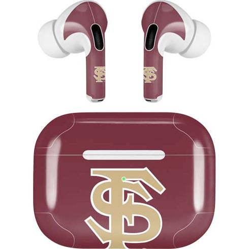 Florida State FSU Seminoles Initials AirPods Pro 2nd Gen Skin