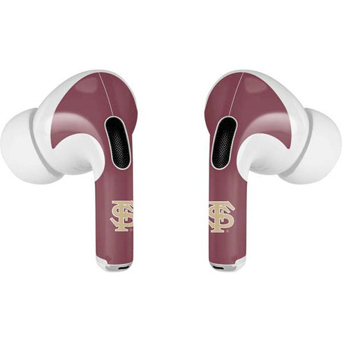 Florida State FSU Seminoles Initials AirPods Pro 2nd Gen Skin