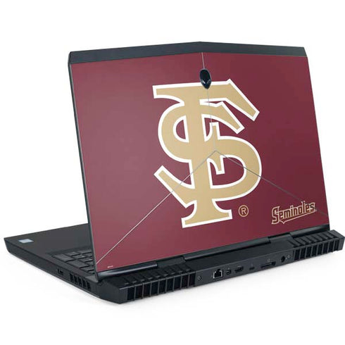 Florida State FSU Seminoles Initials Dell Alienware Skin