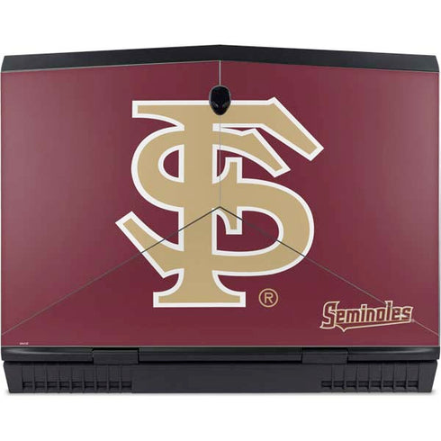 Florida State FSU Seminoles Initials Dell Alienware Skin