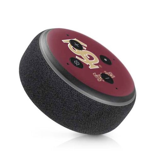 Florida State FSU Seminoles Initials Amazon Echo Dot Skin