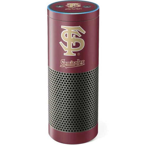 Florida State FSU Seminoles Initials Amazon Echo Skin