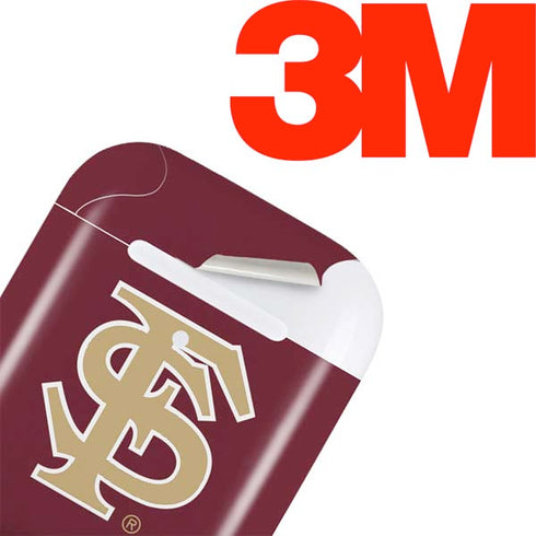FSU Seminoles Initials Apple AirPods 2 Skin