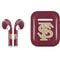 FSU Seminoles Initials Apple AirPods Skin
