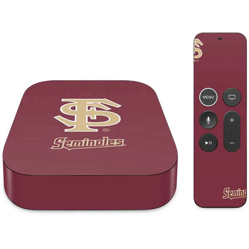 Florida State FSU Seminoles Initials Apple TV Skin