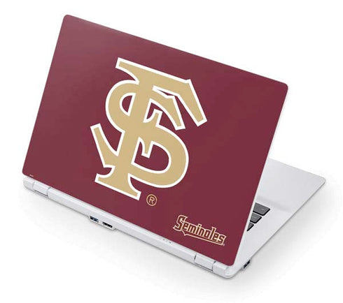 Florida State FSU Seminoles Initials Acer Chromebook Skin
