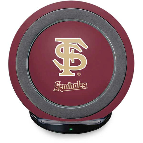 FSU Seminoles Initials Fast Charge Wireless Charging Stand Skin