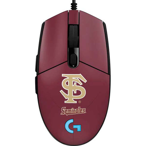 Florida State FSU Seminoles Initials G203 Prodigy RGB Wired Gaming Mouse Skin