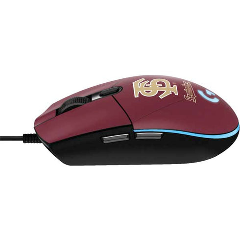 Florida State FSU Seminoles Initials G203 Prodigy RGB Wired Gaming Mouse Skin