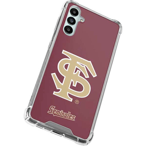 Florida State FSU Seminoles Initials Galaxy A14 5G Clear Case