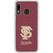 FSU Seminoles Initials Galaxy A20 Clear Case
