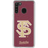 Florida State FSU Seminoles Initials Galaxy A21 Clear Case