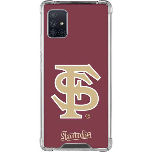 Florida State FSU Seminoles Initials Galaxy A51 5G Clear Case
