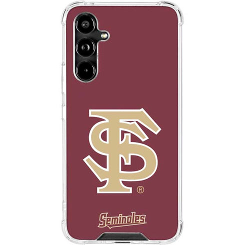 Florida State FSU Seminoles Initials Galaxy A54 5G Clear Case