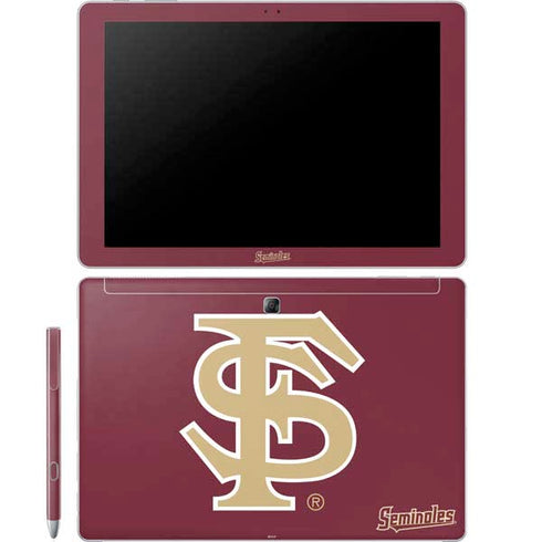FSU Seminoles Initials Galaxy Book 12in Skin