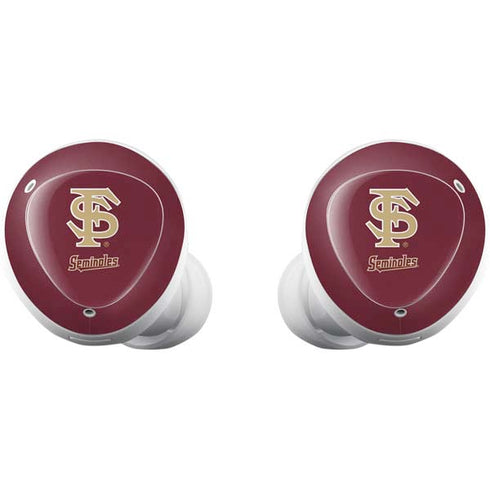 Florida State FSU Seminoles Initials Galaxy Buds Plus Skin