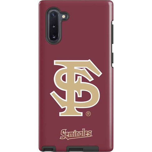 FSU Seminoles Initials Galaxy Note 10 Pro Case