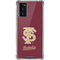 Florida State FSU Seminoles Initials Galaxy Note20 5G Clear Case