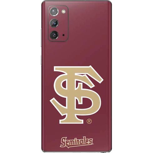Florida State FSU Seminoles Initials Galaxy Note20 5G Skin