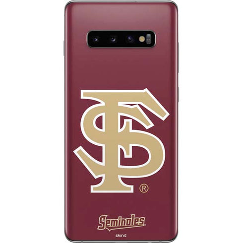 FSU Seminoles Initials Galaxy S10 Plus Skin