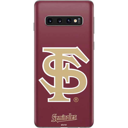 FSU Seminoles Initials Galaxy S10 Skin