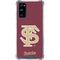 Florida State FSU Seminoles Initials Galaxy S20 FE Clear Case