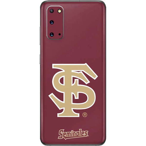 Florida State FSU Seminoles Initials Galaxy S20 Skin
