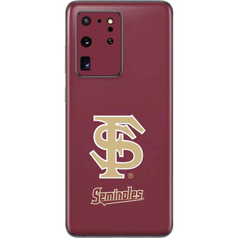 Florida State FSU Seminoles Initials Galaxy S20 Ultra 5G Skin