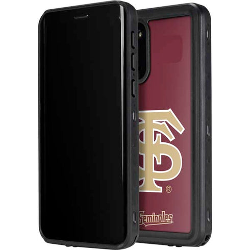 Florida State FSU Seminoles Initials Galaxy S20 Waterproof Case