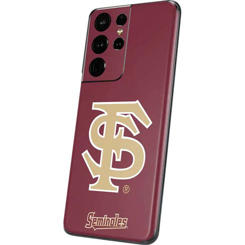 Florida State FSU Seminoles Initials Galaxy S21 Ultra 5G Skin