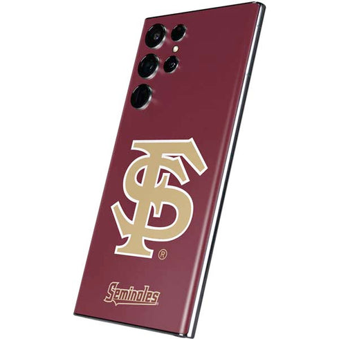 Florida State FSU Seminoles Initials Galaxy S22 Ultra Skin