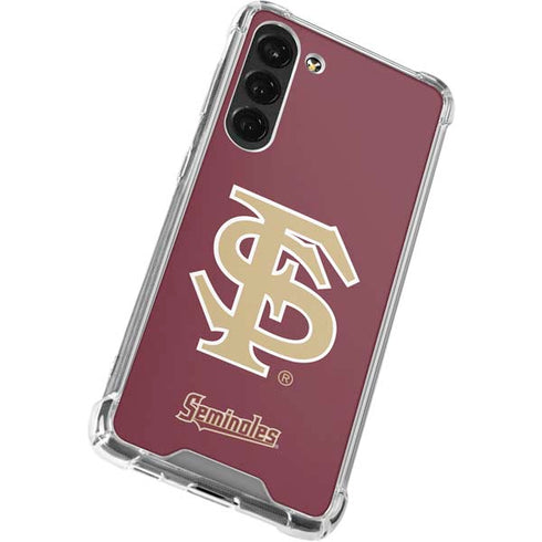 Florida State FSU Seminoles Initials Galaxy S23 Plus Clear Case
