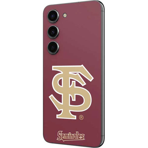 Florida State FSU Seminoles Initials Galaxy S23 Skin