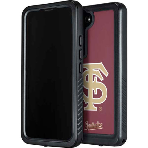 FSU Seminoles Initials Galaxy S23 Waterproof Case
