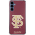 Florida State FSU Seminoles Initials Galaxy S24 Clear Case