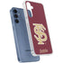 Florida State FSU Seminoles Initials Galaxy S24 Clear Case