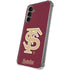 Florida State FSU Seminoles Initials Galaxy S24 Plus Clear Case