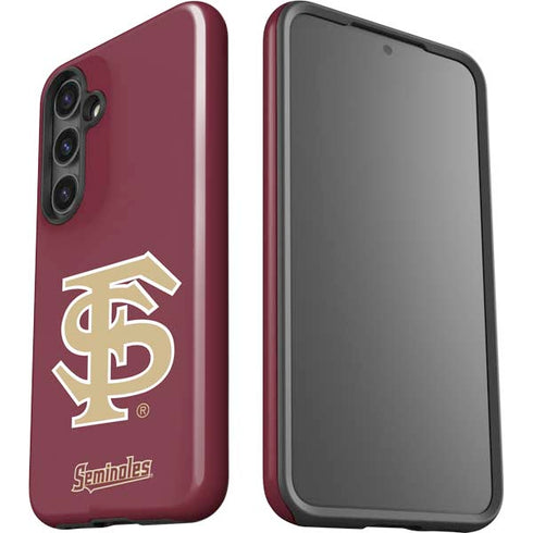 Florida State FSU Seminoles Initials Galaxy S24 Plus Impact Case